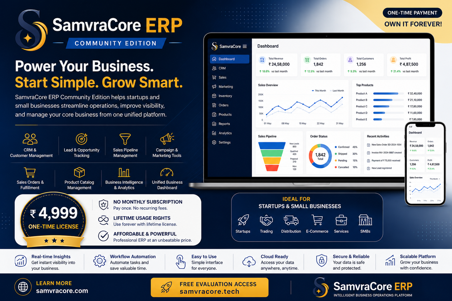 SamvraCore ERP - Community Edition
