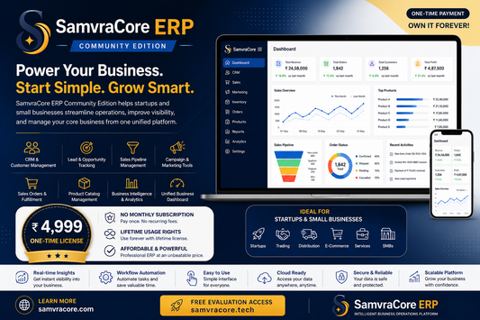 SamvraCore ERP - Community Edition