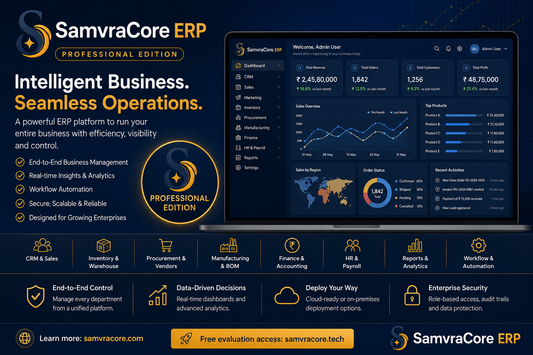 SamvraCore ERP - Professional Edition